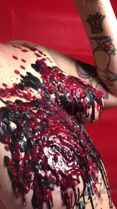 Watch the delight of wax dripping on bare breasts 