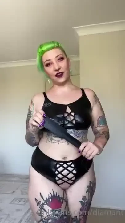 Crotchless panties to show a worthless little worm what he isn t 