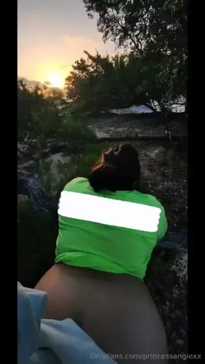 Get up watch the sunrise get bent over a tree 