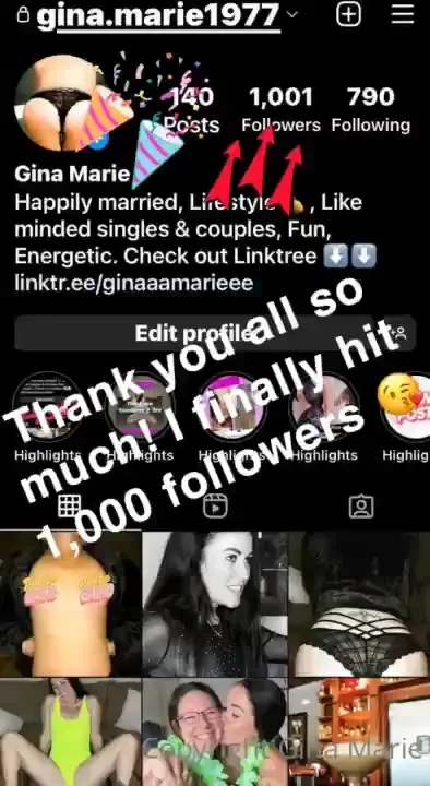 I have busted my ass to get to 1 000 followers i m busting my ass here 