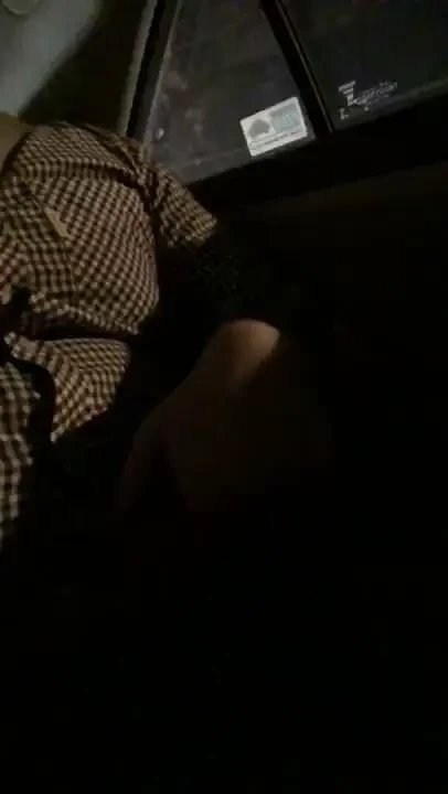 Quietly stroking in the back of an uber 