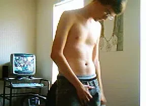Scrawny 19yo me stripping down pt 1 