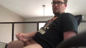 Rubbing one out again this time in the home office