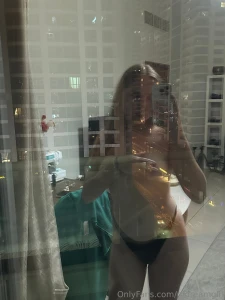 Standing naked on balcony to all dubai can see me write without if you