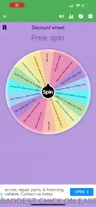 Someone just won a 50 video by purchasing a spin for only 5 every spin 