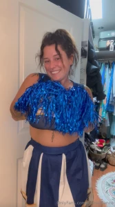 Cheerleader wants to make the cheer team soo badly that she will risk