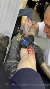 Can t wait to take some nudes with this new ink part 1