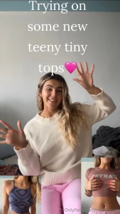 So excited to show you all my new tops check your inbox part 2