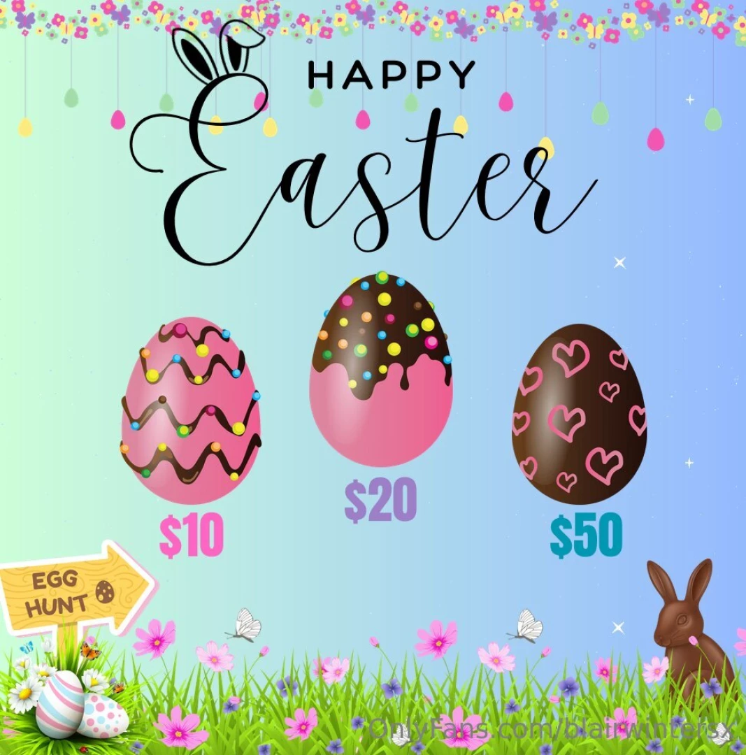 Happy easter baby i want to make this day extra special for you pick 