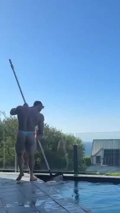 Anyone need a pool boy or maybe just join me that would be more fun 