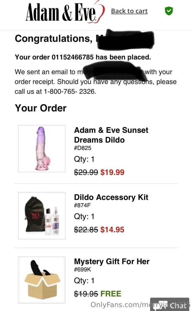 Purchased and on its way part 1 