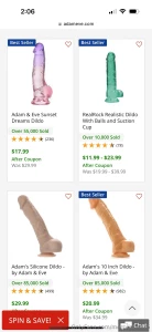 Dildo shopping which one would you like to see me bounce on part 1