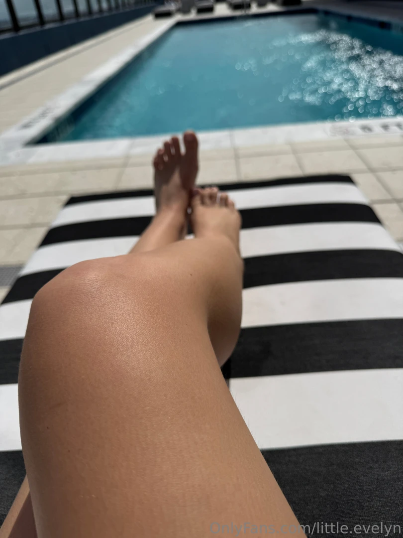 Sunny day means pool day 