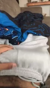 Gray sweatpants teaser dm me