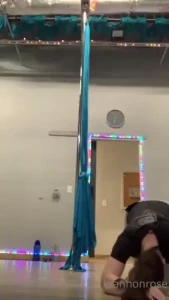 Pole silks today c i still find this class to be super challenging but