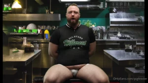 pigfeeder - Part 1 of a burger and fry feeding with exjock585 this piggy loves to 