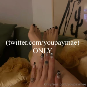 Matte black toes part 2