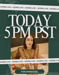 I hope you ll be at my live show tonight