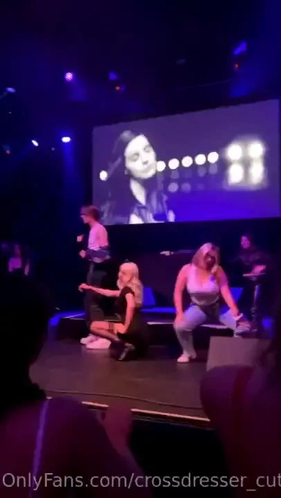Swipe to see videos of me dancing on stage in front of 400 people at part 1 
