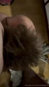 Watch me serve two bears in the kitchen of their apartment in the