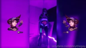 Kda akali pop stars cosplay pole dance strip session song used k da -