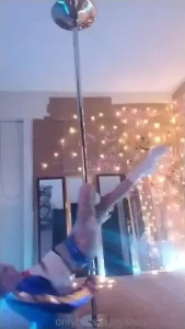 Harley quinn cosplay pole dance strip part 1 8 repost from my snapchat
