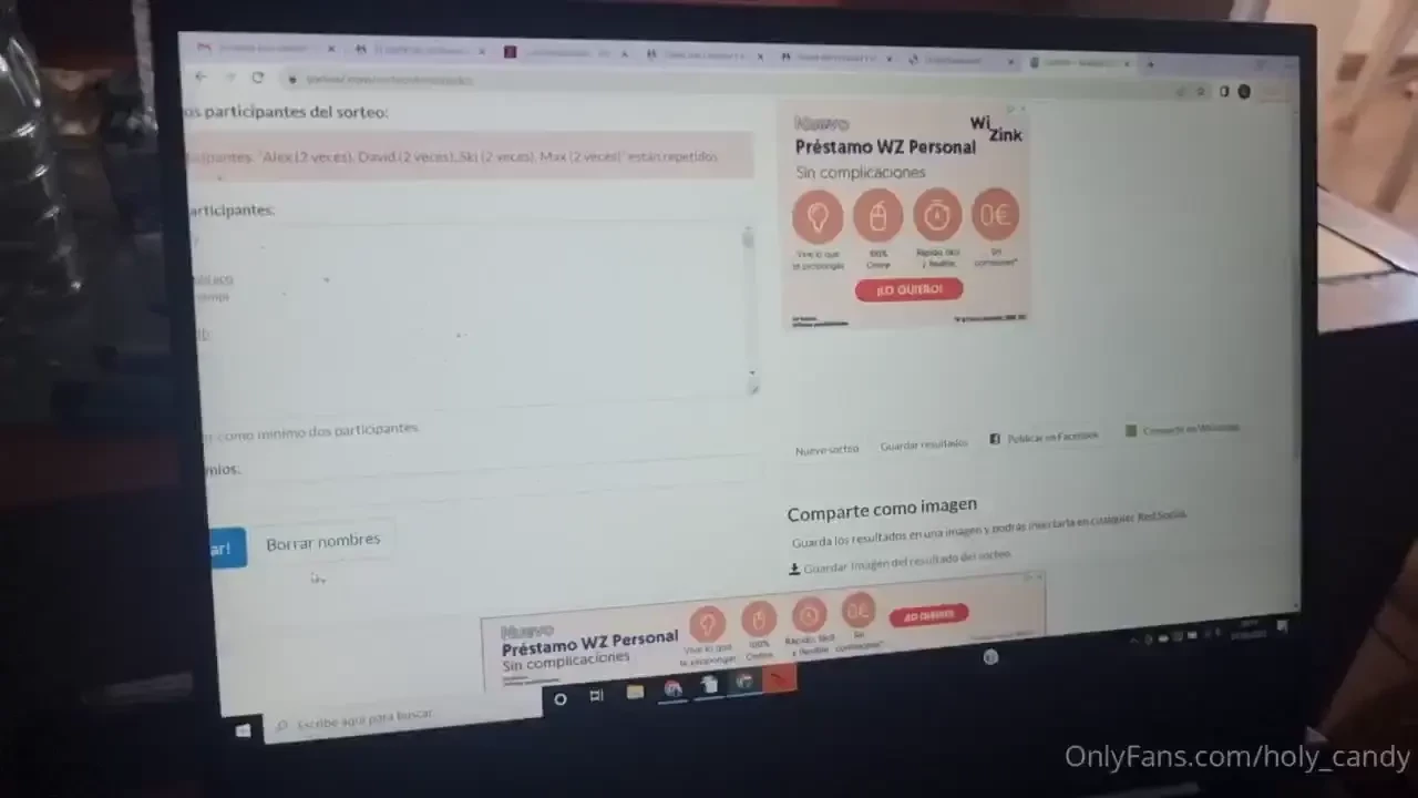 Videocall winner is jesse and max 