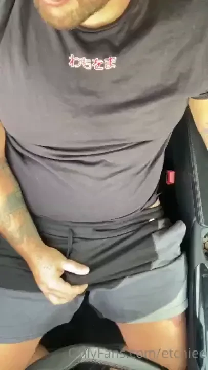 Getting cummed over in a car park whilst the guy parked up next to us 