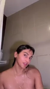 Your fav purp friend is back for some shower play spicy version in