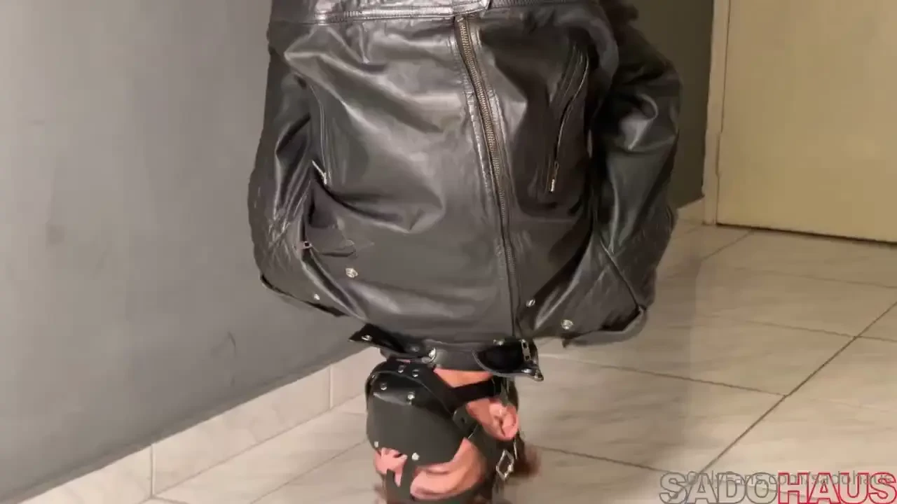 Submissive boyfriend is kept mummified and is fucked by top boyfriend 