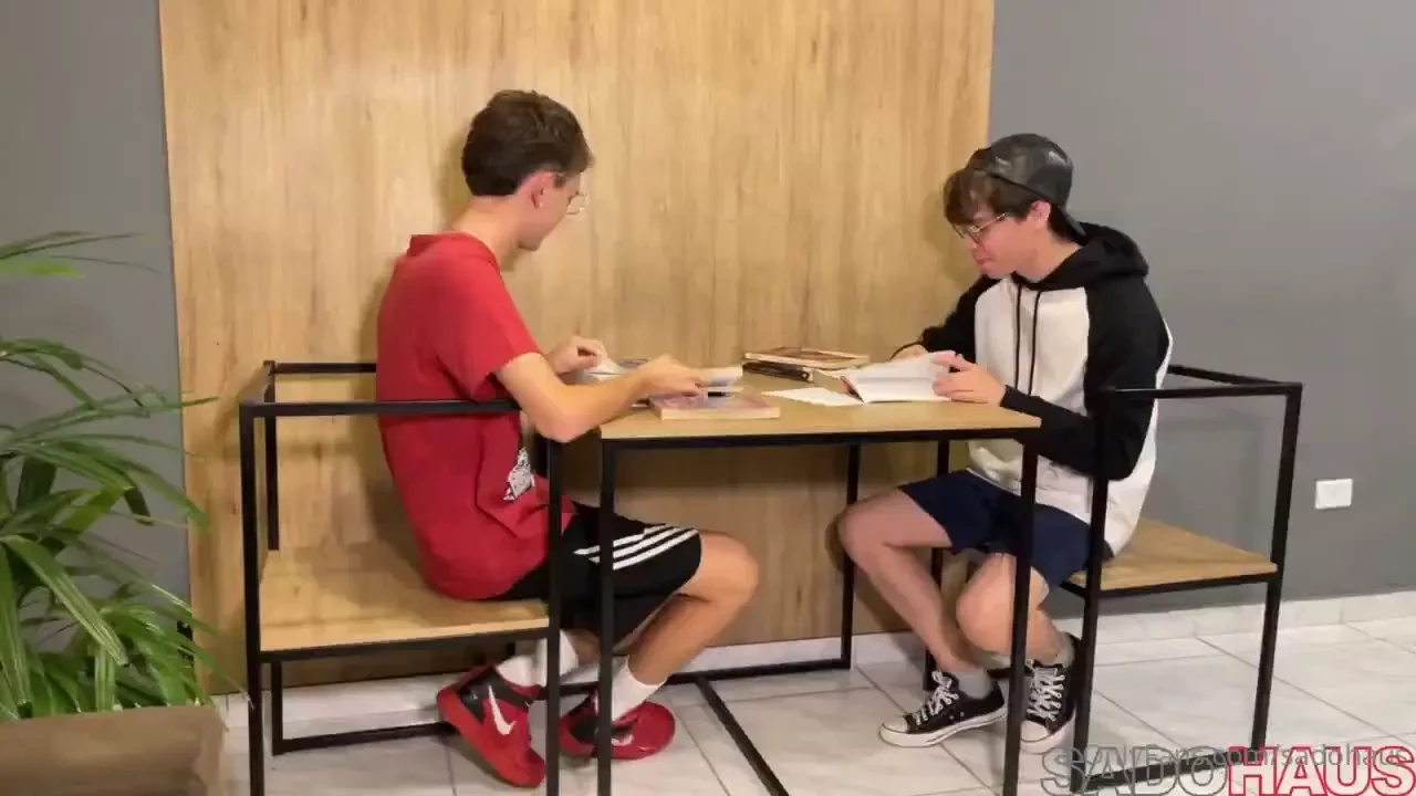 Students are caught fucking in the bathroom and then get fucked by the 