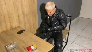 Jealous ex-boyfriend mummifies and milks his cute asian ex