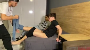 Boyfriends captured mummified and fucked