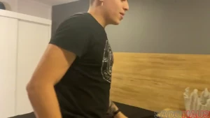 Evan s intimidation turns into bondage tickling and foot worship