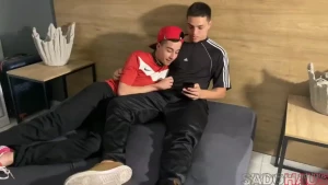 Voyeur husband hires man to dominate fuck and bound his bottom boy