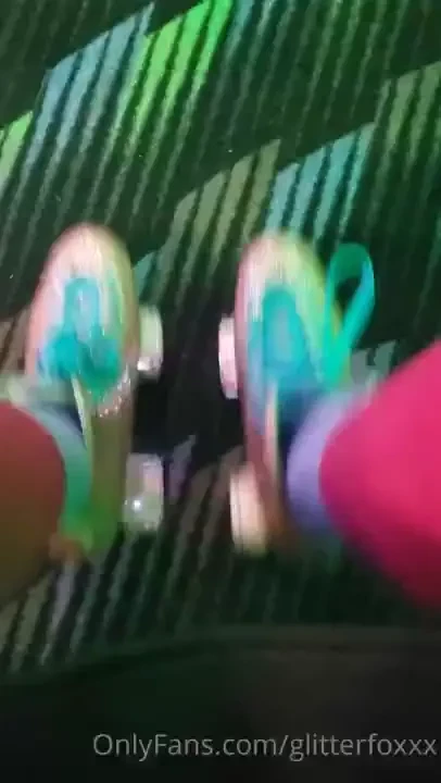 Out at pride night roller skating 