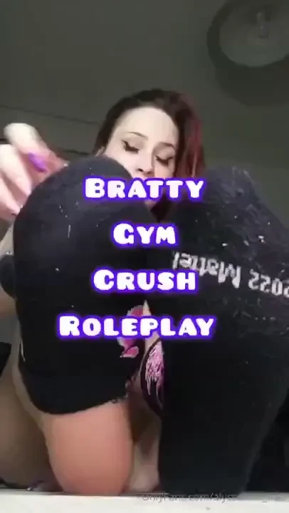 Bratty gym crush roleplay i am your gym crush you love being around 