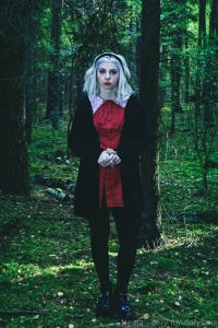 Ouside photo set pakage cosplay - hinata sucrose sabrina spellman part 2