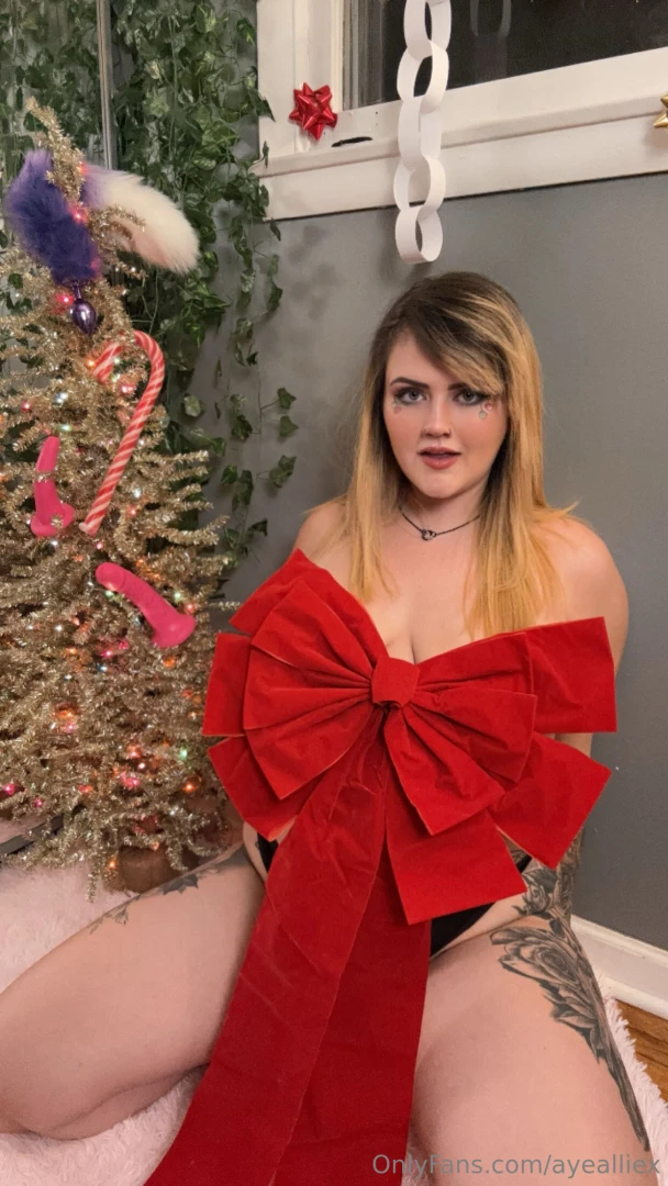 Just a little present sitting under a little tree do you want to part 3 