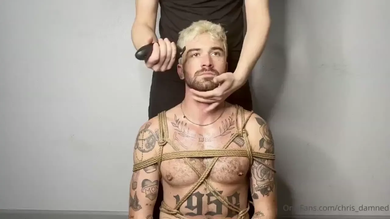 Here it is after an hour session with woodxbound he put me on my knees 