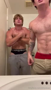 dirtydawz - Me and r e x getting nasty in the bathroom degrading and sweaty our 