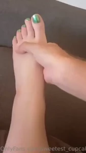 I get so weak when he touches my feet