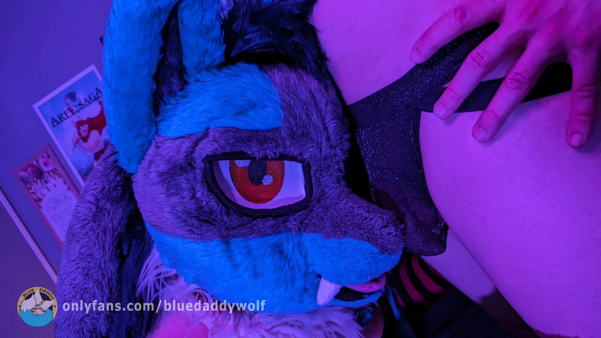 This lucario wants to feel the scent of his trainer ft blueauradog 