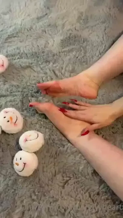 For my foot fans you can watch but you definitely don t get to touch 