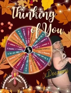 Thinking of you this fall season are you thinking of me tip to spin