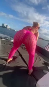 You already know i just love to shake my arse on a yacht