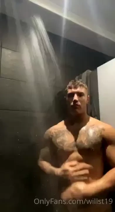 Watch me shower after a sweaty workout 