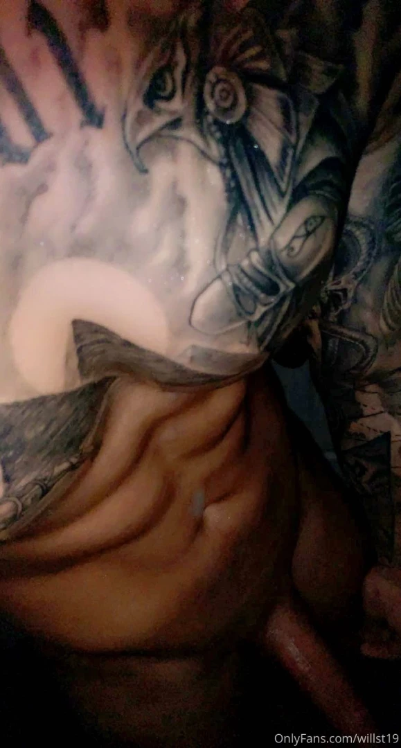 Wet with oil and cum 