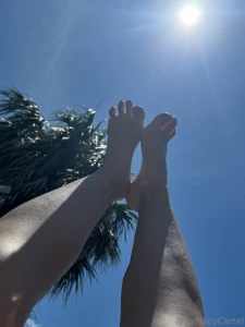 Toes to the sky but check your dms to see what s on the other side of part 2