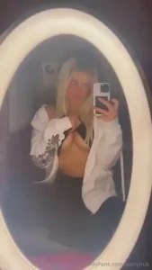 How good do my tits look today check ur dms if u wanna see my top off part 1